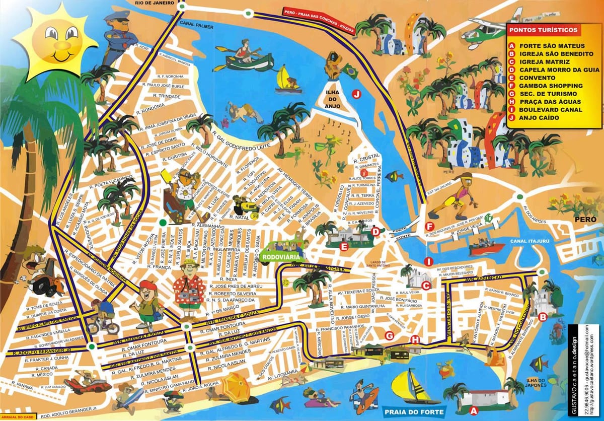 harta de la Rio de Janeiro cruise port