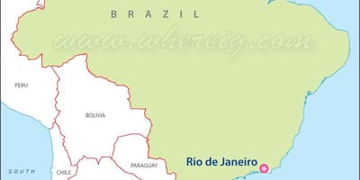 Show-Rio de Janeiro pe o hartă