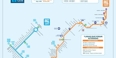 Rio brt hartă