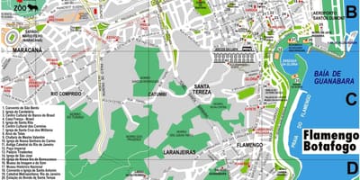 Harta dowtown Rio de Janeiro