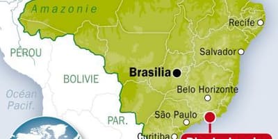 În cazul în care este Rio de Janeiro, brazilia, pe harta lumii