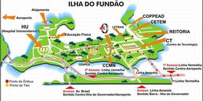 Rio de Janeiro școală hartă