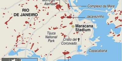 Favela harta Rio de Janeiro