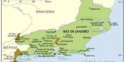 Coordonatele harta de la Rio de Janeiro