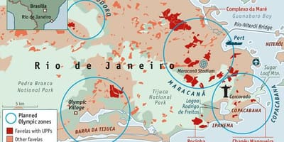 Harta de siguranță de la Rio de Janeiro