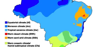 Harta de la Rio de Janeiro vreme 