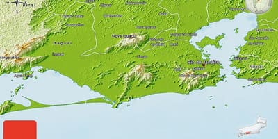 Hartă geografică de la Rio