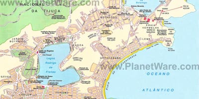 Harta plaje din Rio de Janeiro
